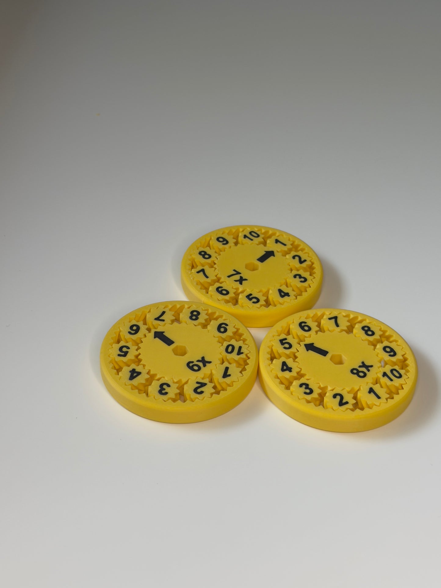 Math Spinner Set – Multiplication & Division (2–9)